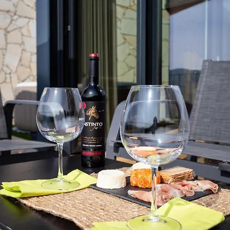 샬레 Casas Bouro 1 Casa Hortencias 테라스 드 부로