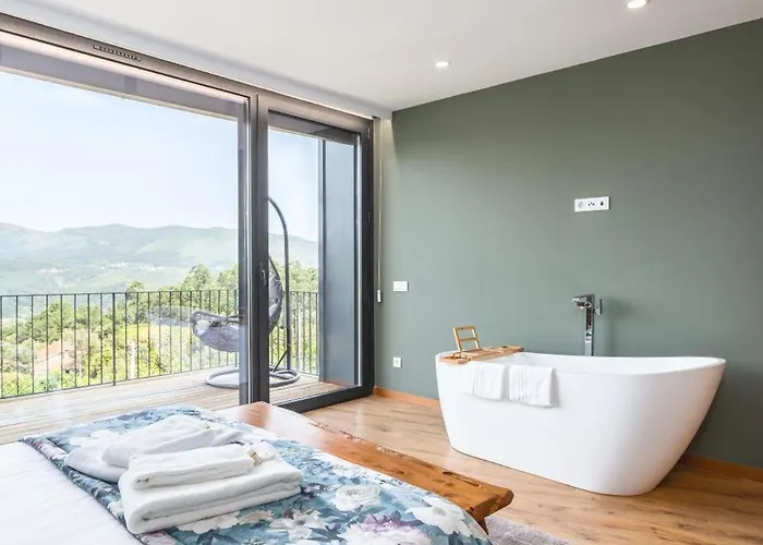 木屋 Casas Bouro 1 Casa Hortencias 特拉什杜博鲁